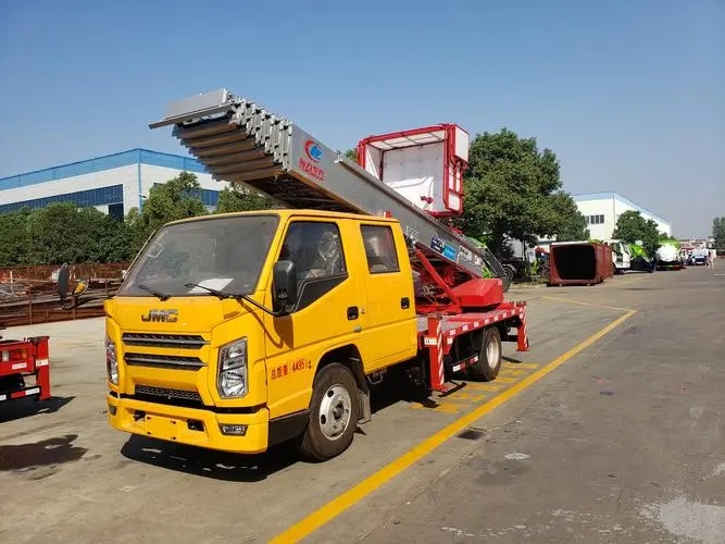 繁昌县附近云梯车出租 砂石搬运